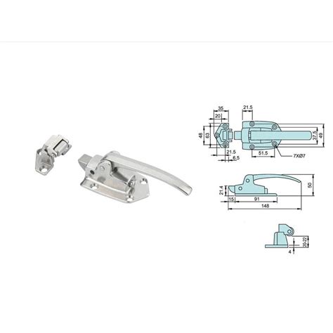 ice box latch tail stainless steel|Traditional Commercial Grade Stainless Steel Ice Box .